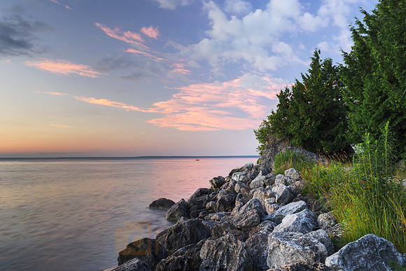 Mackincac Island Bike Trail Sunrise